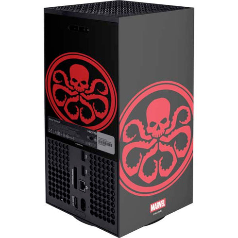 Marvel Captain America Hydra Symbol XBox Series X Digital Edition Console Skin